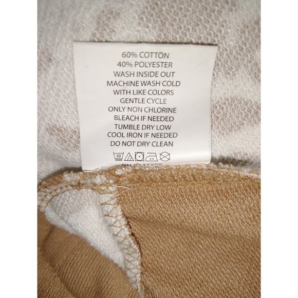 Simply Southern Women's 1/4 Zip Pullover Jacket Large Animal Print Snuggle Comfy - Picture 4 of 14